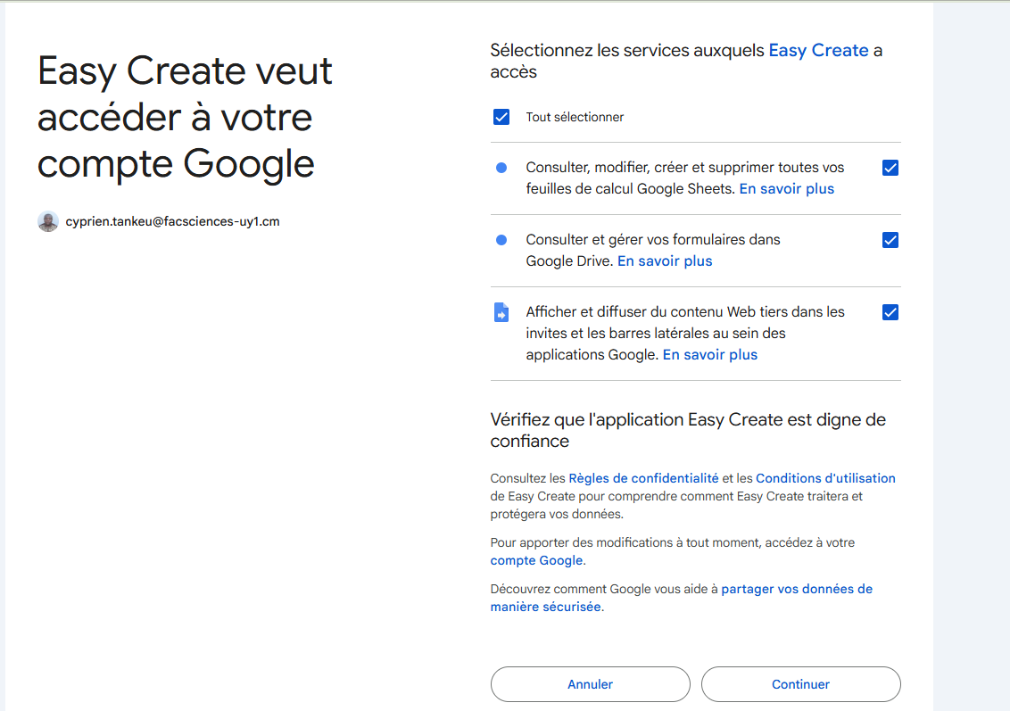 Capture #7 — Paramètres d’accès/permissions